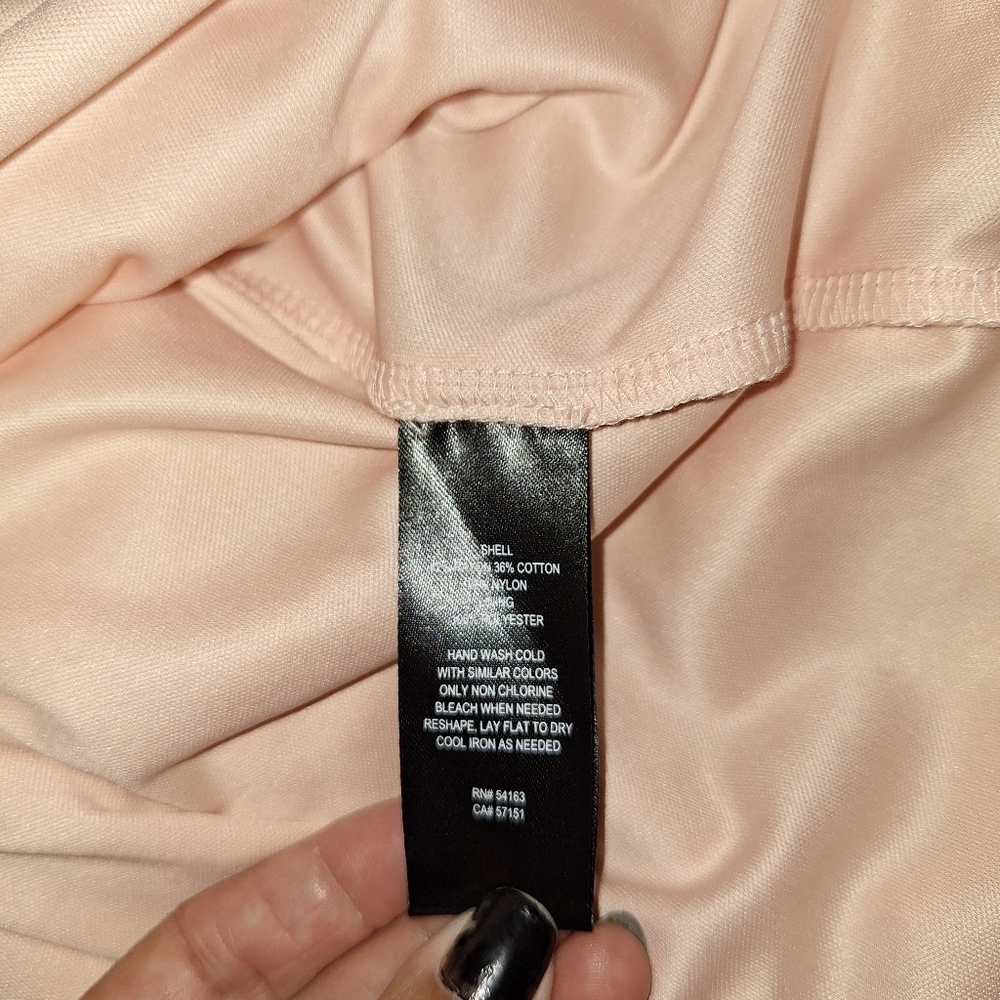 Jessica Howard Size 14W Knee Length Lace Women Peach Dress - Picture 11 of 11